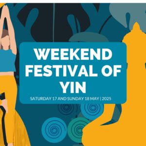 "Festival of Yin poster: Yoga Local Event 2025"